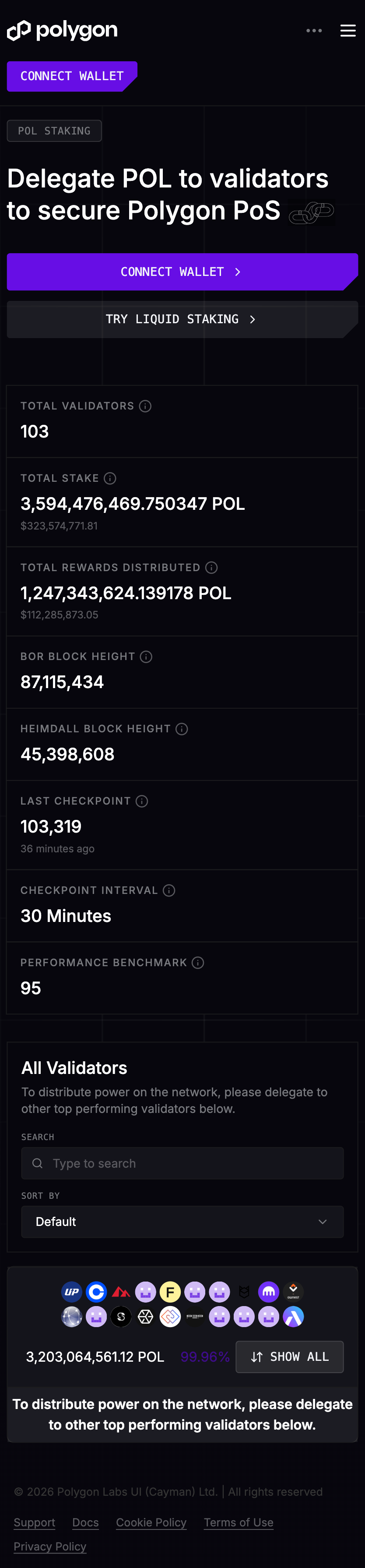 Polygon wallet